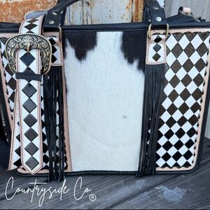 Black and White Women's Bag